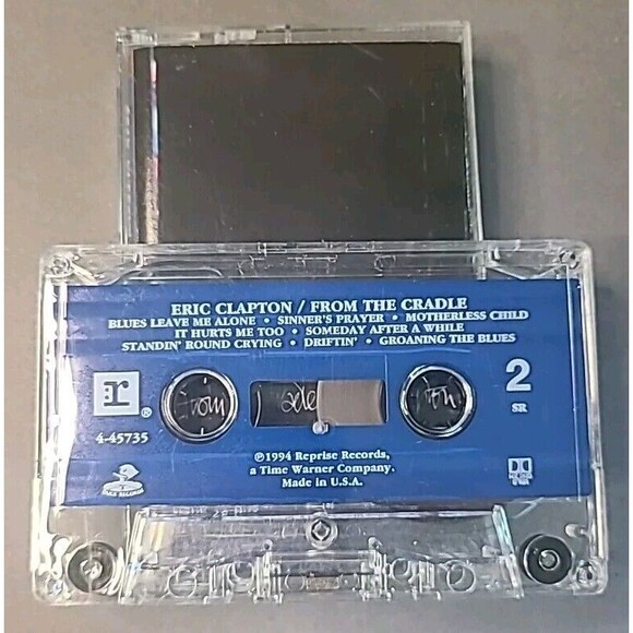 Vintage Eric Clapton  From The Cradle Cassette Tape 1994 Warner Bros - Picture 4 of 4